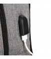 Alameda Unix Diaper Bag with USB charging cable - Grey